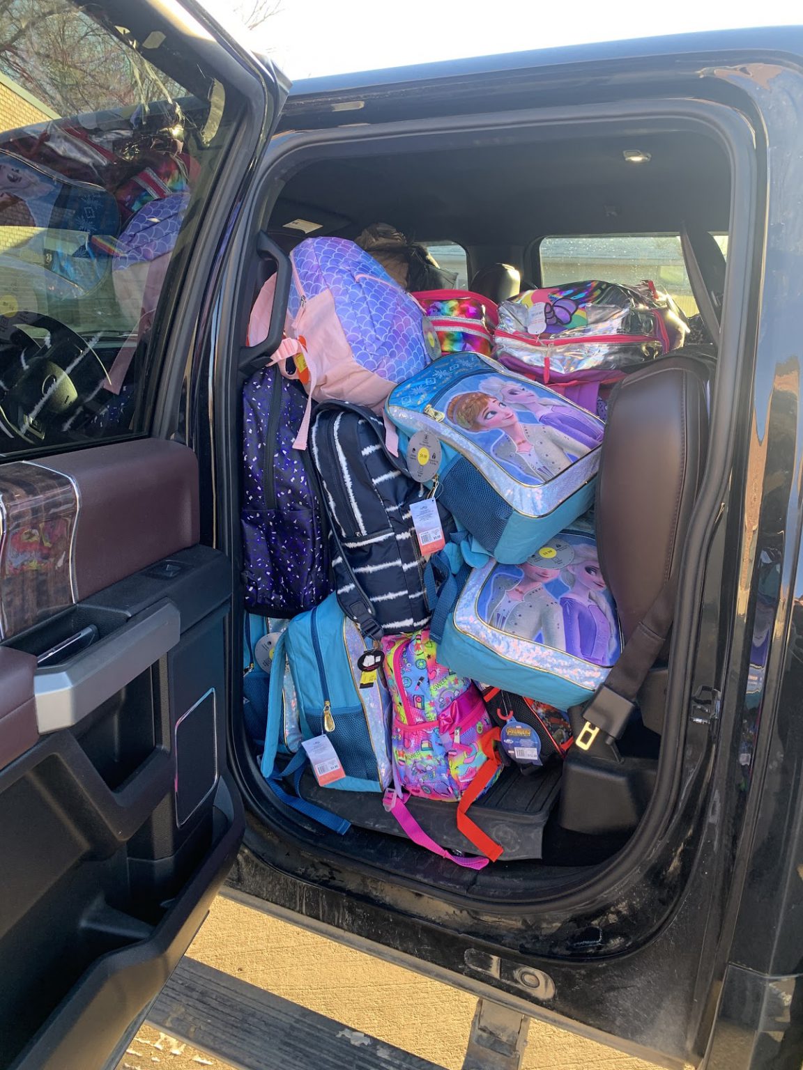 Backpacks for Foster Care Children in Roosevelt County Youth